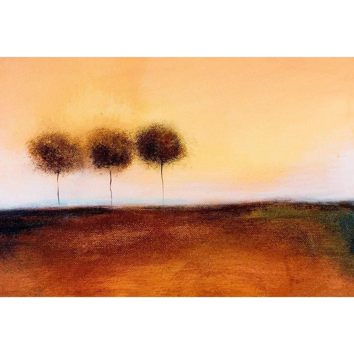 Three Cotton Trees Landscape, Original Wall Art
