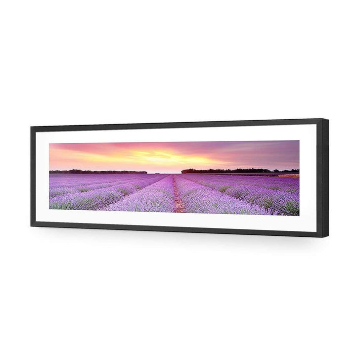 Lavender Sunset (long) Wall Art