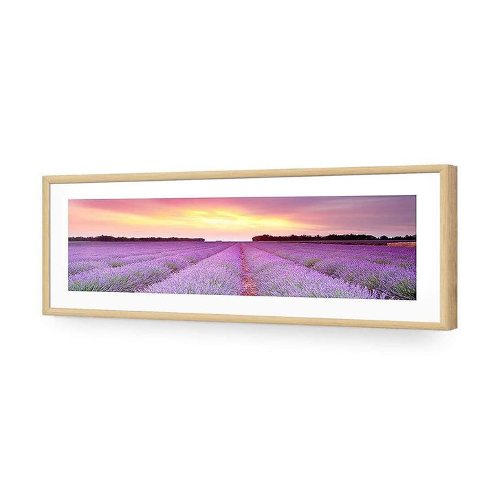 Lavender Sunset (long) Wall Art
