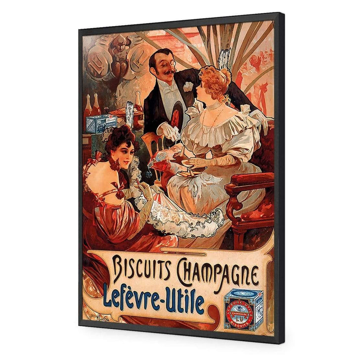 Biscuits, Lefevre Utile 2 By Alphonse Mucha Wall Art