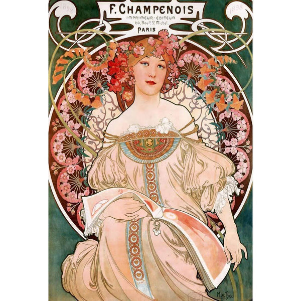 Champenois By Alphonse Mucha Wall Art