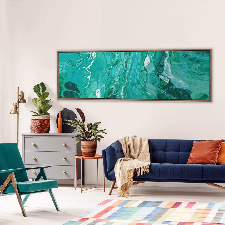 Life is a Mystery Emerald (Long) Wall Art