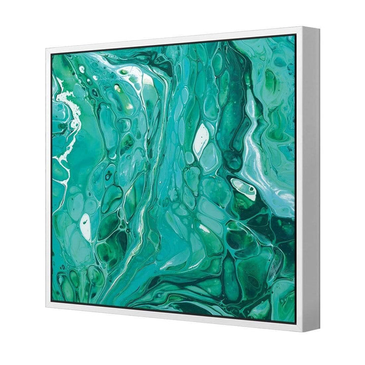 Life is a Mystery Emerald (Square) Wall Art