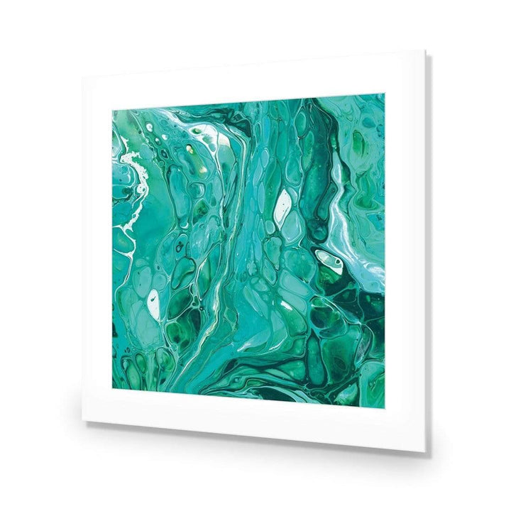 Life is a Mystery Emerald (Square) Wall Art