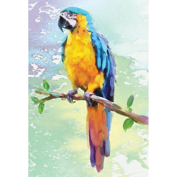 Exotic Macaw, Watercolour Wall Art