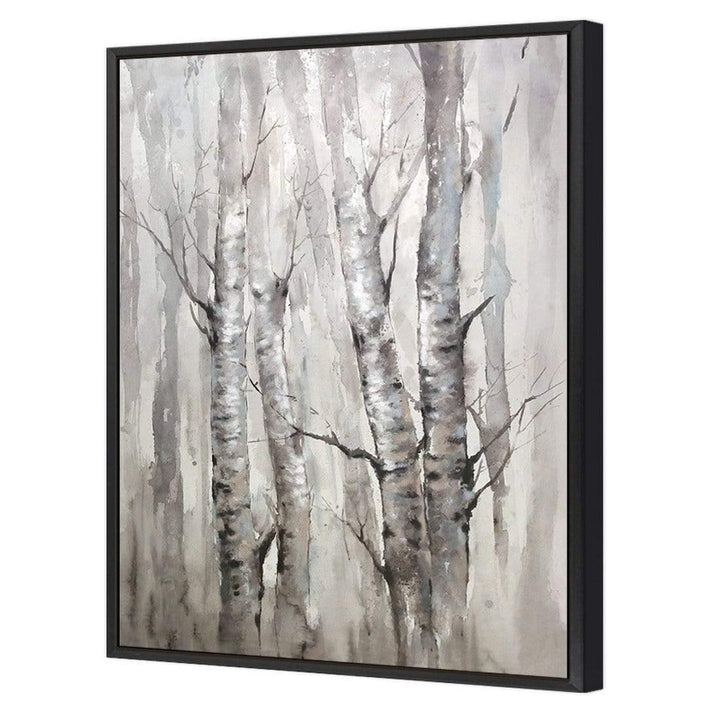 Winter Woods Acrylic Hand Painted Canvas - 125x100 cm Wall Art