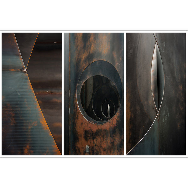 Iron Triptych by Hilde Ghesquiere