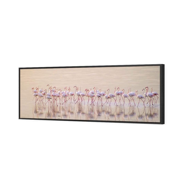 Marching Pinks By Ahmed Thabet Wall Art