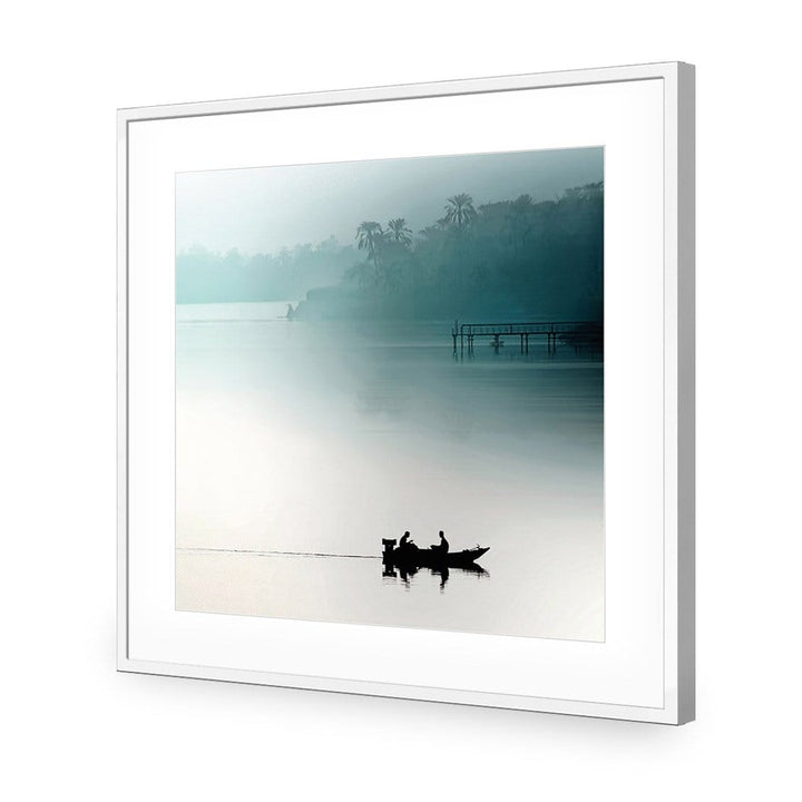 Sunrise on the Nile By Piet Flour (square) Wall Art