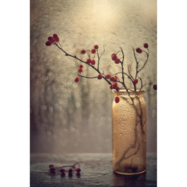 Dewed Vase By Valeriya Tikhonova Wall Art